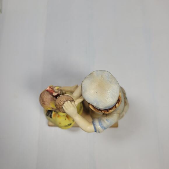 Vintage Lefton Pat-A-Cake Nursery Figurine Baker & Girl #1248 - Picture 3 of 5